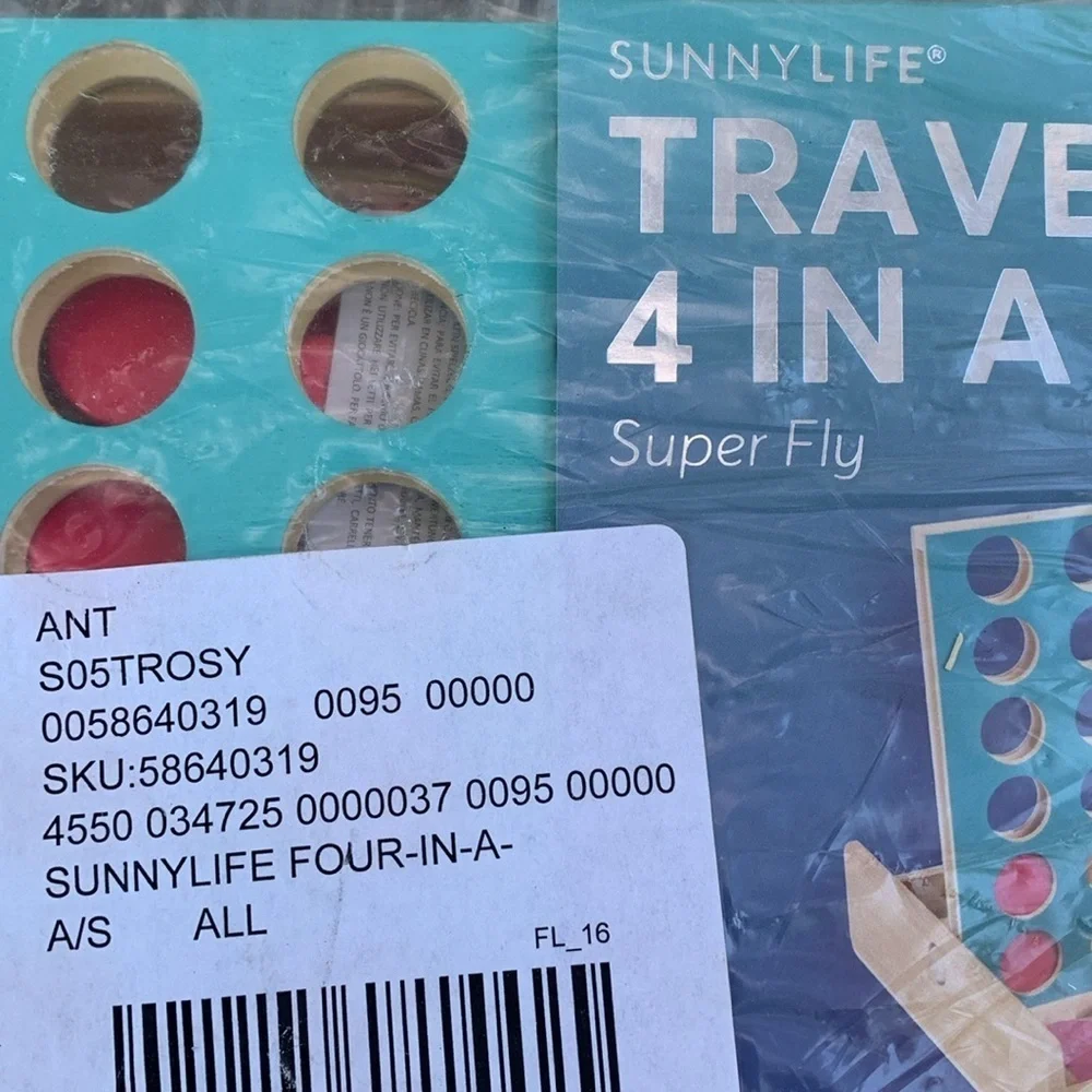 Anthropologie sunny life Travel 4 In A Row Game new in package_4